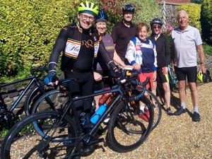 Supporting image for story: Shrewsbury rotarians on their bikes for Border Randonnee