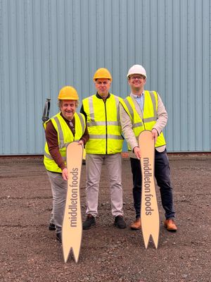 Breaking ground at Middleton Foods in Willenhall