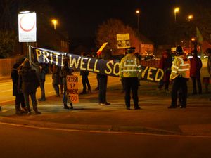 Supporting image for story: Protest held outside police station after Sarah Everard vigil
