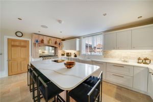 The kitchen at Meadow View Manor in Prees
