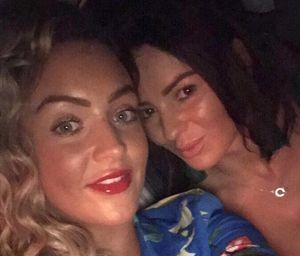 Friend Demi Melvin with Christel