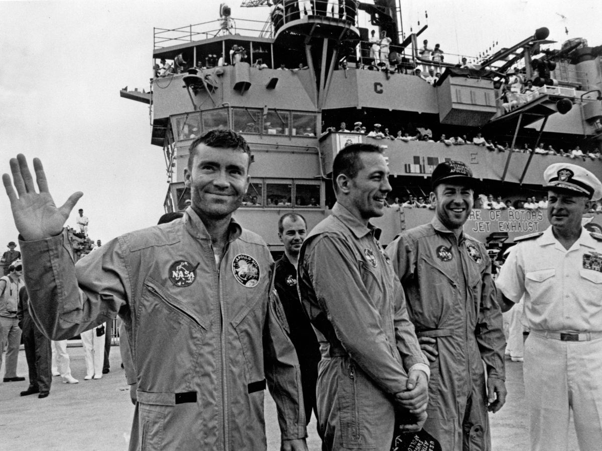 Apollo 13 Moon mission leader James Lovell dies aged 97