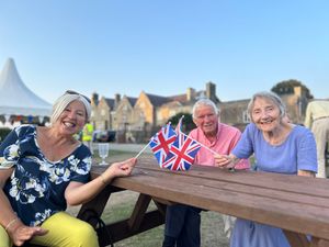Gathering in Remembrance in Ludlow Castle. 