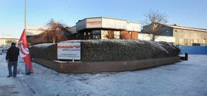 The Caparo Aluminium works in Bridge Street Wednesbury.