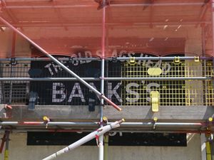 Supporting image for story: Scaffolding up as work to revive and restore popular near-200-year-old Penn pub continues