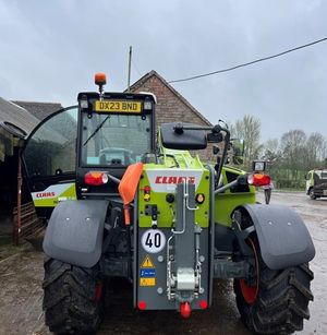 Photo of of the Claas Scorpion Loader Tractor