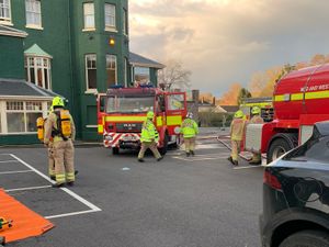 Supporting image for story: 'Serious' basement fire sends smoke billowing through iconic Mid Wales hotel