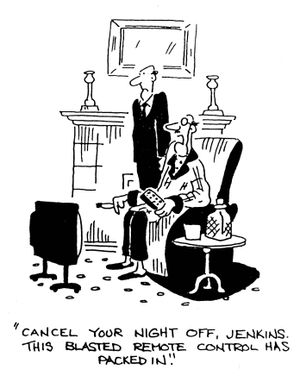 A cartoon by Doug Davies - "Abel." This is son Paul's favourite cartoon by his father.