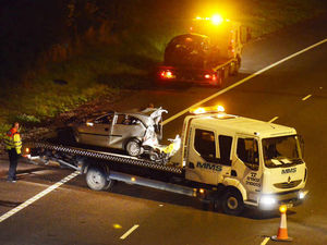 Supporting image for story: PICTURES: M6 Toll closed after serious crash
