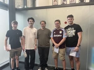 Jake Wiggin, Noah Parrish, Luke Jackson, Harrison Collie, and Jack Reaney. Photo: Ormiston Academies Trust 