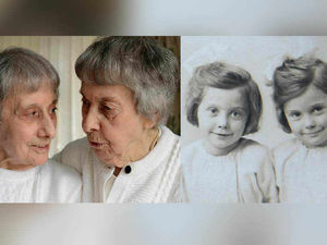 Supporting image for story: 96-year-old twins: We've always been together