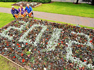 Supporting image for story: Bloxwich says it with flowers at last