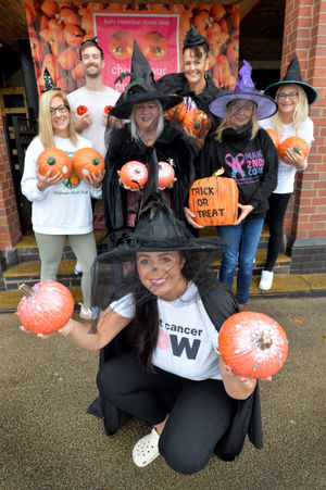 Olivia Bound, James Broxton, Mandy Mulloy, Carrie Horton, middle left, Sally Jamieson and Nina Cooper and front Charlotte Mulloy