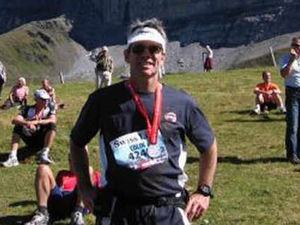 Supporting image for story: Consultant completes gruelling Alpine marathon