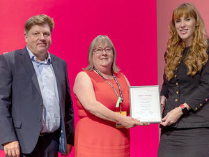 Supporting image for story: Party award for Labour stalwart from Shropshire