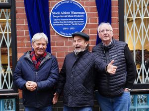 Supporting image for story: Stock, Aitken and Waterman unveil blue plaque outside London ‘Hit Factory’