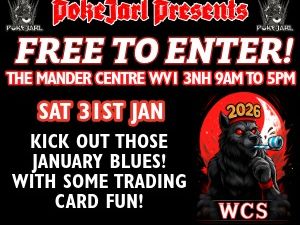 Supporting image for story: Pokejarl Presents the Wolverhampton Trading Card Show at Mander Centre