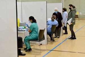Vaccines being administered at Bloxwich Active