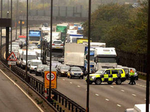 Supporting image for story: 20-mile tailbacks as thousands stuck in M6 chaos