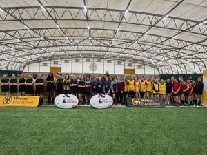 Players got the chance to meet Wolves Women manager Dan McNamara and player Beth Merrick at the Premier League Inspires tournament.