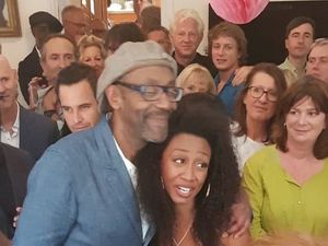 Supporting image for story: Beverley Knight belts out the hits to surprise Lenny Henry at his star-studded 60th birthday bash