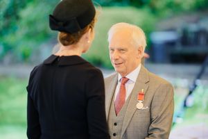 Malcolm Farrar steps up for his medal