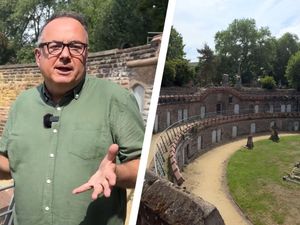Supporting image for story: Out-of-view Victorian catacombs built into old West Midlands sand quarry where famous printer was reinterred