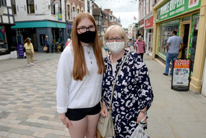 Evie Finch and grandmother Lynne Shinn said they will be keeping their masks on, despite planned restriction lifting