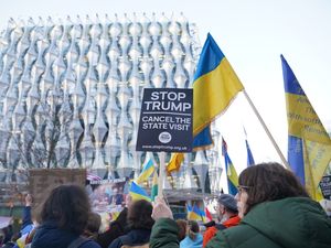 Ukraine flags