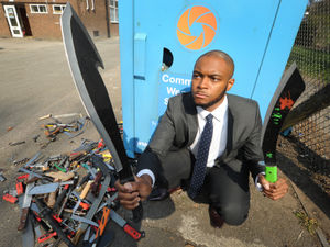 Supporting image for story: Ashley Bertie: Knife surrender bins are saving lives