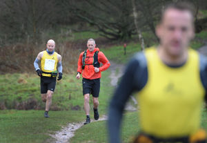 Taking part in the Cannock Chase Trig Point Race, at Milford Common, Stafford