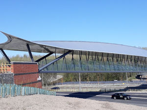 Supporting image for story: Telford's new £10 million footbridge scoops engineering awards