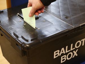 Ballot paper being posted into ballot box. Permission for use for all LDRS partners. Credit: Chris Loades/Association of Electoral Administrators. Caption writer: Mark Cardwell