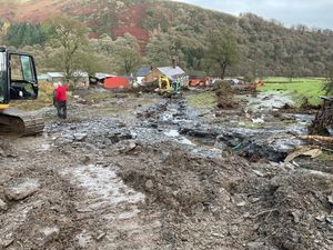 The landslide caused devastating damage. Picture: Trevor Bates