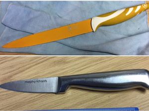 Supporting image for story: Deadly knives seized by police hours after man slashed in attack