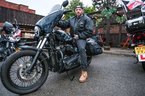 Matt Lem, also known as Lemmy, is a member of the Hells Angels Motorcycle Club and has been campaigning to get hundreds of bikers to help deliver 60,000 cards to Amelia Kolpa for her 8th birthday. February 5 2026. 