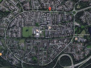 Google map of Brookside Avenue