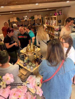 Welcoming customers not just online but instore too . Come and view where the whole process takes place from ideas to production 