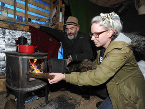 Supporting image for story: Anti-drilling campaigners get ready for winter at Shropshire camp