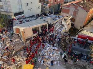 Supporting image for story: Building collapse in Turkey kills two children