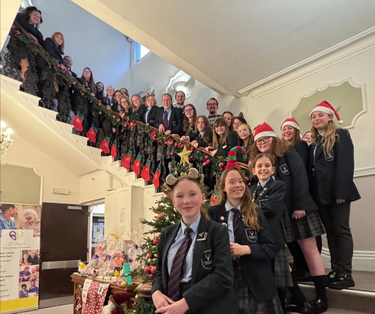 School choir brings festive joy and nostalgia to Burntwood care home