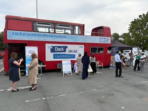 Supporting image for story: 'We helped a homeless man find accommodation in the West Midlands while on an NHS cancer bus screening hundreds for the disease'