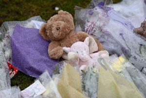 Tributes outside the scene of the tragedy