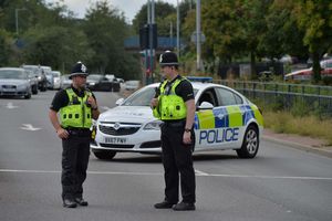 Police were at the scene of the crash by Morrisons in Bilston