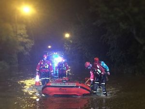 Supporting image for story: Man dies after van submerged in water in flood tragedy