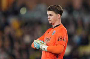 Josh Griffiths was Albion's hero. Picture date: Wednesday October 1, 2025.