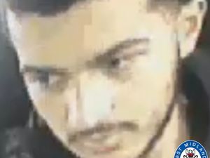 Supporting image for story: Window 'kicked out' on Birmingham bus - police want to speak with this man