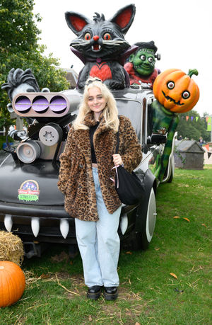 Mollie Gallagher at the launch of the Scarefest 2025 at Alton Towers Resort