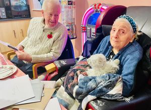 Jean and Neville Jukes have celebrated 70 years of marriage