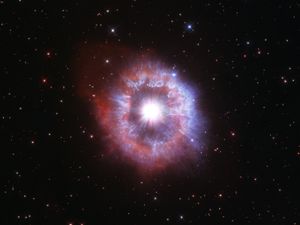 Supporting image for story: Hubble mark 31st birthday with stunning image of star on ‘edge of destruction’